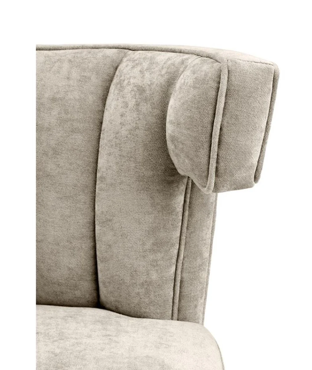 Luxus Esszimmerstuhl Grau Schwarz - Designer Möbel