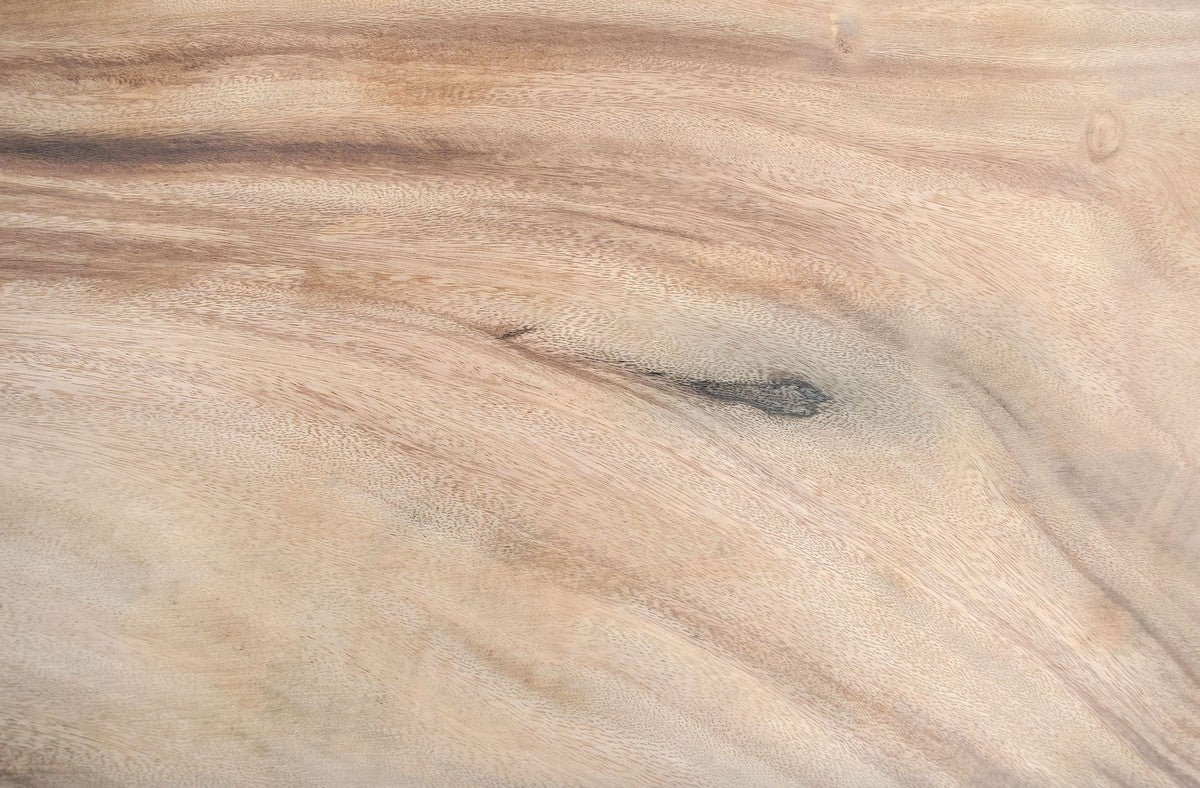 Luxus Bartisch mit Soar-Holz Tischplatte Naturfarben / Schwarz - Luxus Kollektion