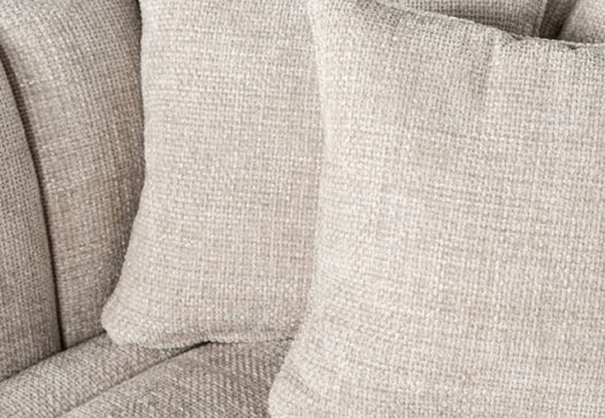 Luxus Samt Sofa Naturfarben / Schwarz 255 x 91 x H. 77 cm - Wohnzimmer Sofa mit 4 Kissen - Wohnzimmer Möbel - Luxus Möbel - Wohnzimmer Einrichtung - Luxus Einrichtung - Luxus Qualität