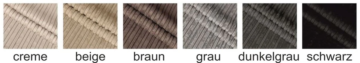 Luxus Ecksofa 320 x 256 x H. 90 cm - Verschiedene Farben - Modernes Wohnzimmer Cord Sofa mit Kissen - Moderne Wohnzimmer Möbel