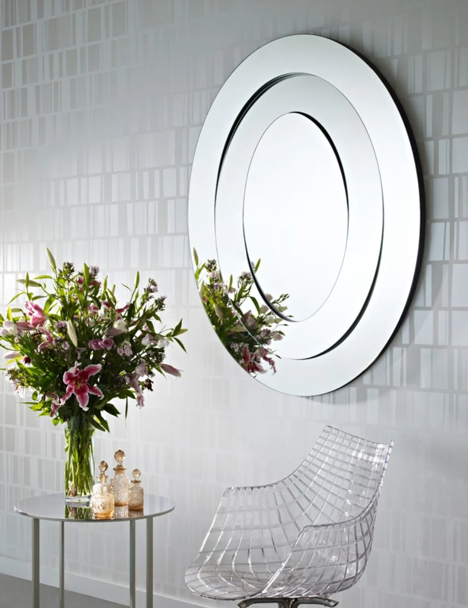 Luxus Designer Spiegel / Wandspiegel 95 x H. 123 cm - Luxus Kollektion