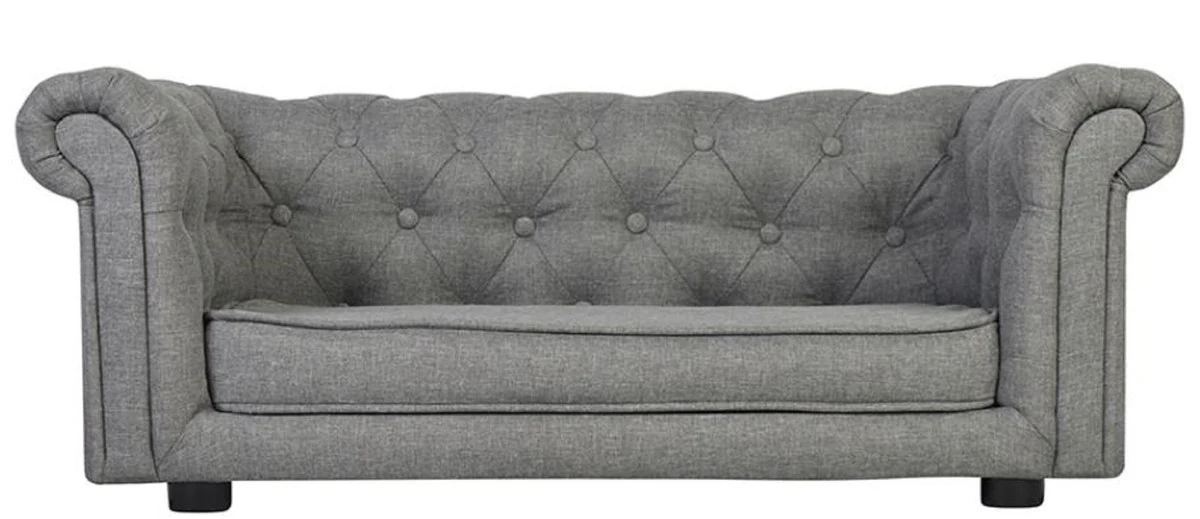 Luxus Chesterfield Hunde & Katzen Sofa 90 x 48 x H. 34 cm - Verschiedene Farben - Luxus Tiermöbel