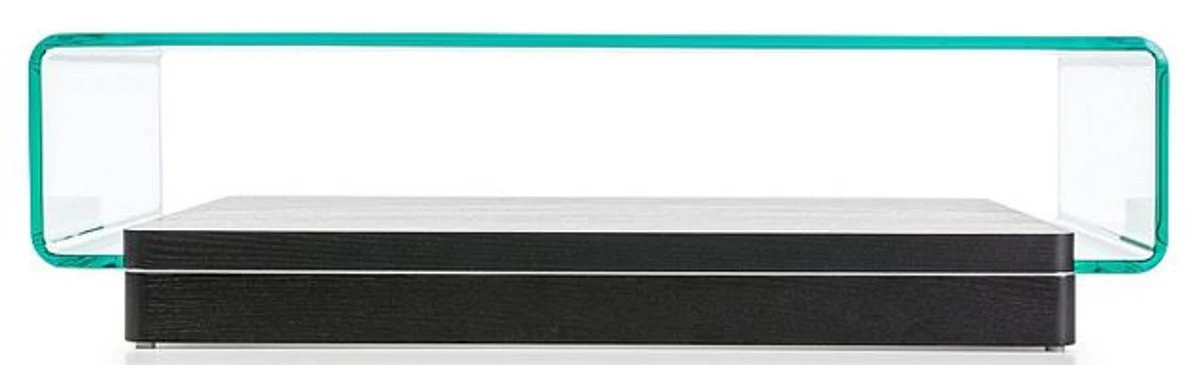 Designer Couchtisch Schwarz 120 x 70 x H. 33 cm - Moderner Wohnzimmertisch - Luxus Kollektion