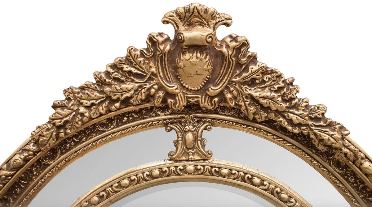 Prunkvoller Barock Wandspiegel 110 x H. 215 cm - Barock Spiegel