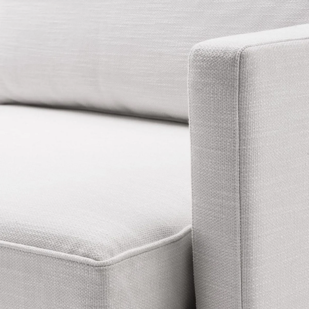 Luxus Sofa Weiß / Schwarz 230 x 99 x H. 82 cm - Wohnzimmer Sofa - Luxus Wohnzimmer Möbel