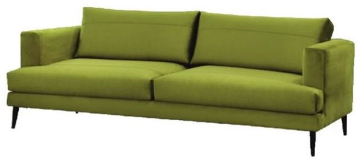 Luxus Samt Sofa 210 x 90 x H. 76 cm - Verschiedene Farben - Modernes Wohnzimmer Sofa - Moderne Wohnzimmer Möbel
