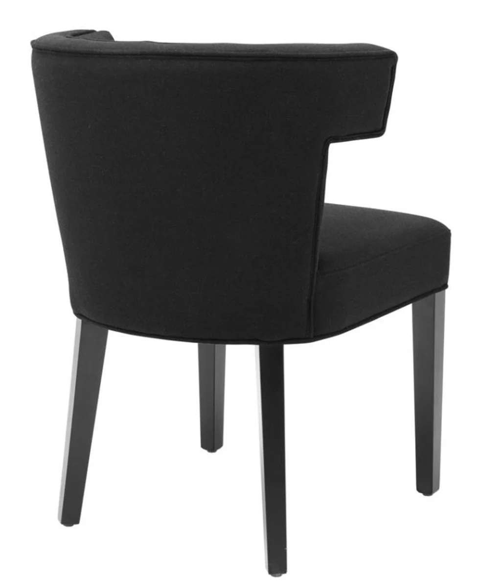 Luxus Esszimmerstuhl Schwarz - Designer Möbel