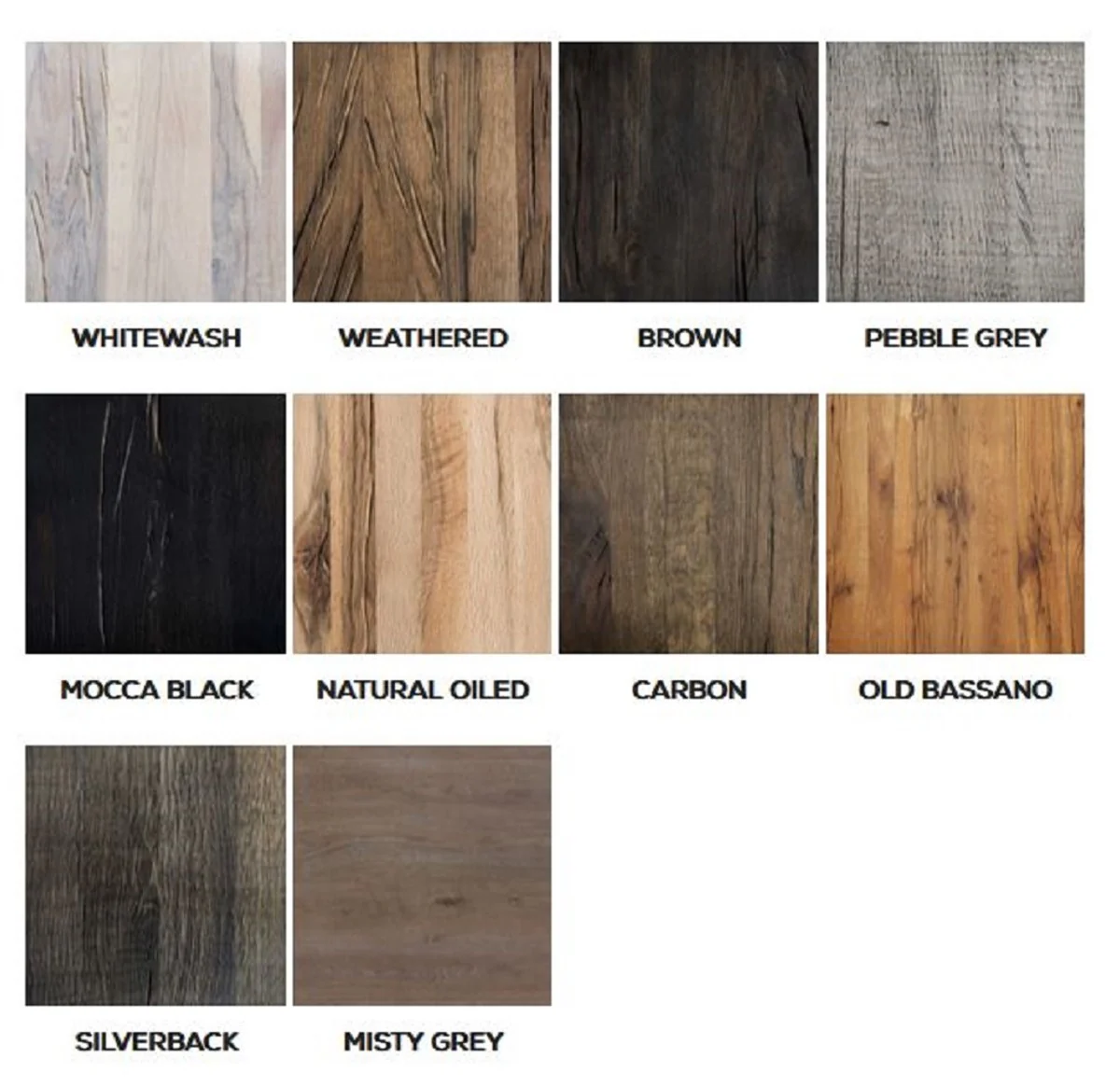 Landhausstil Massivholz Esstisch Braun - Verschiedene Größen - Esszimmer Möbel