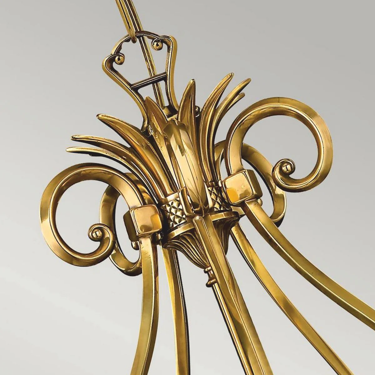 Luxus Barock Messing Kronleuchter Bronze Ø 56 x H. 62,2 cm