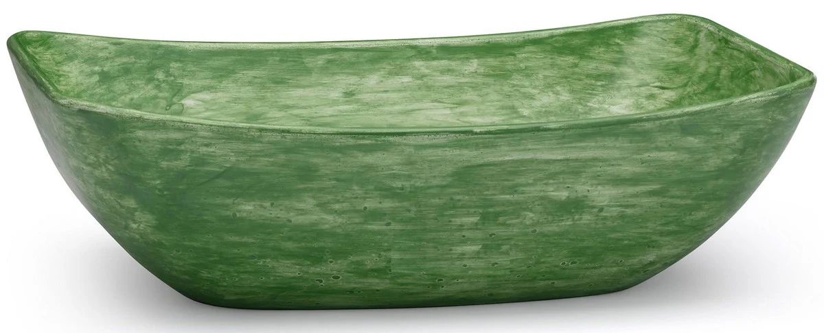 Luxus Beton Waschbecken Schale Matt Grün 49,7 cm