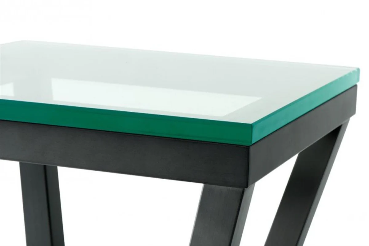 Luxus Beistelltisch / Säule Edelstahl Bronze Finish 35 x 35 x H 101 cm - Tisch Möbel