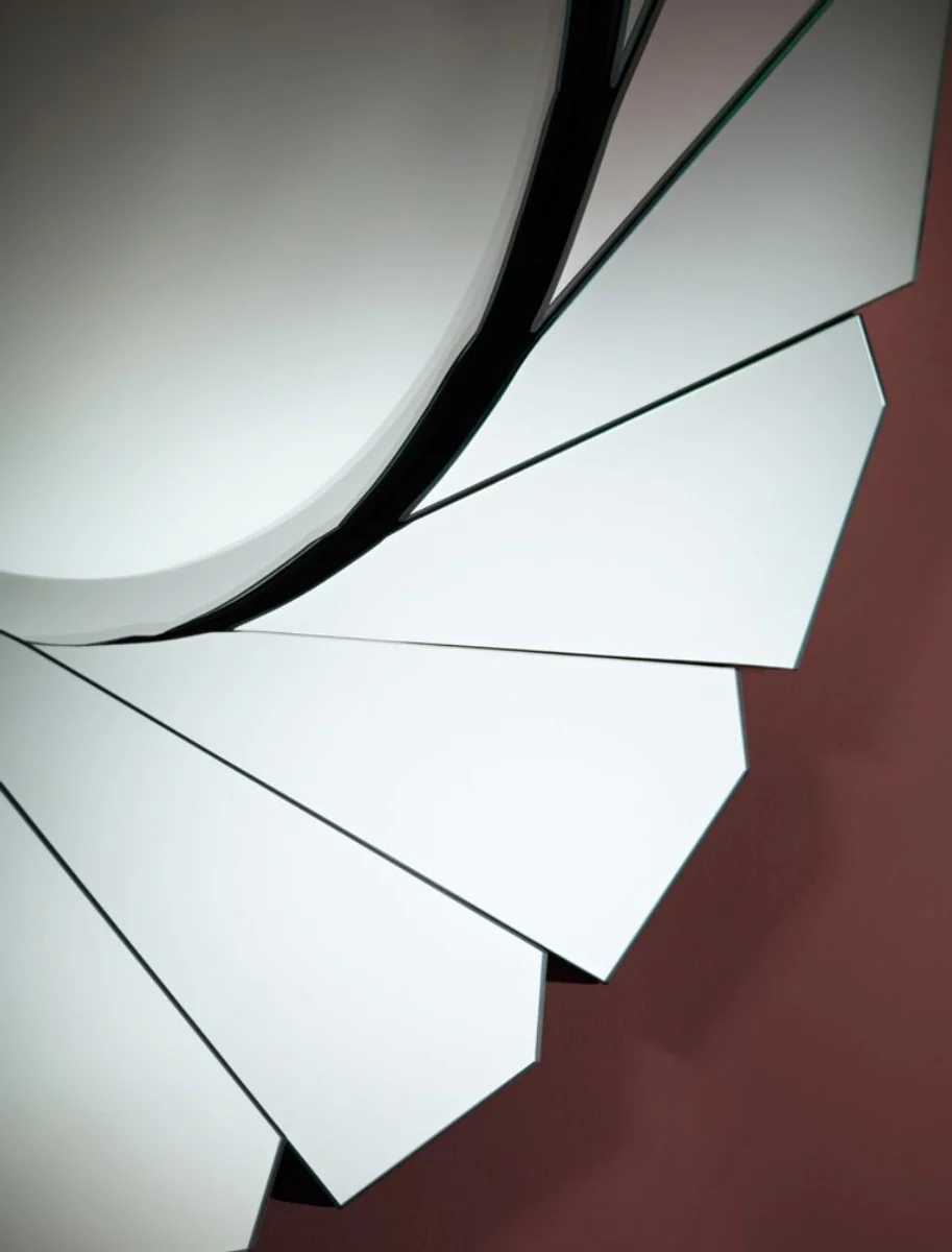 Spiegel / Wandspiegel Ø 89 cm - Luxus Wohnzimmer Accessoires