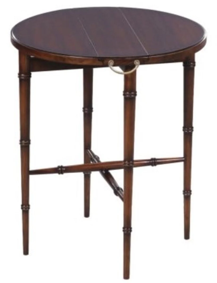 Luxus Mahagoni Beistelltisch Set Braun 48 x 48 x H. 59 cm - Hotel Möbel