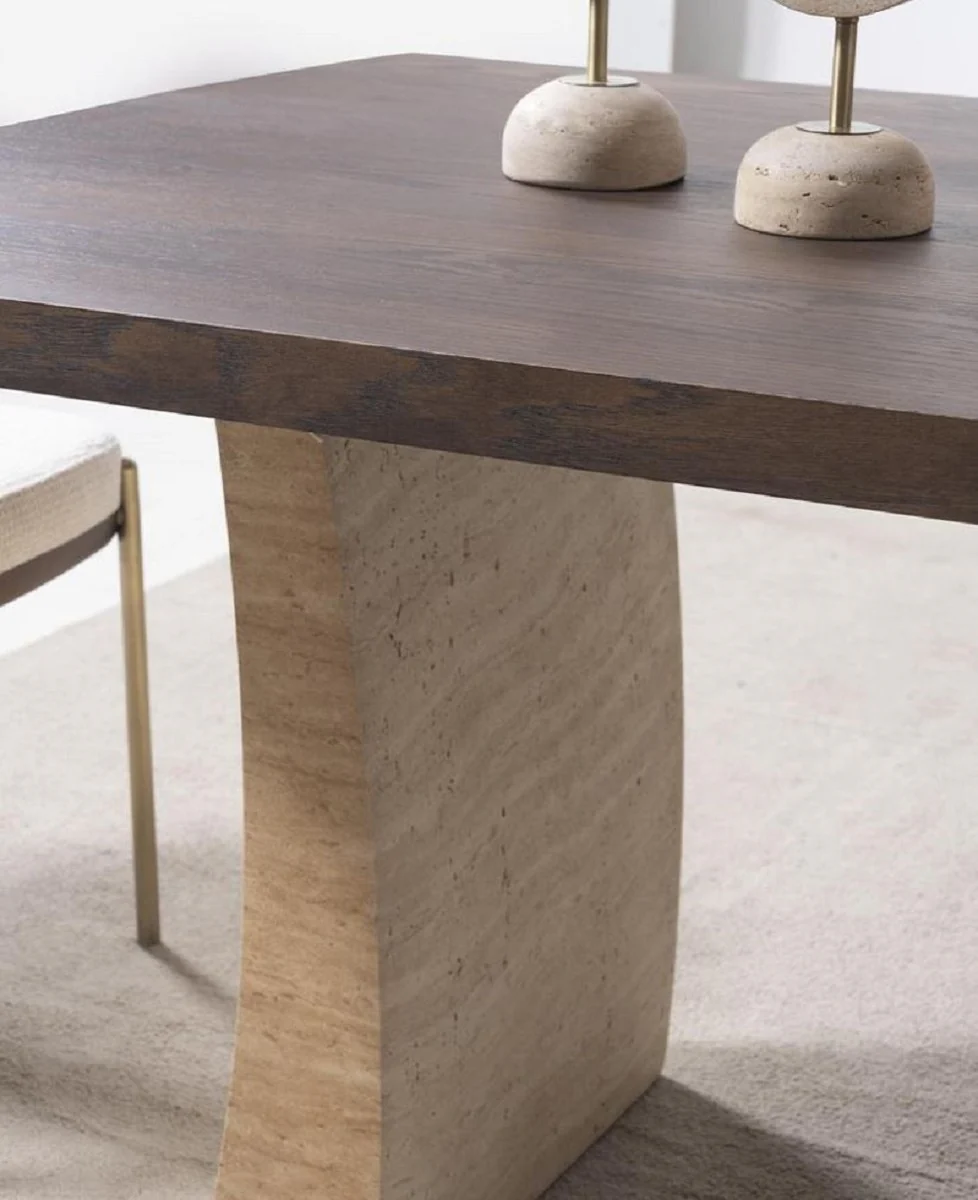 Luxus Esszimmer Set - 1 Luxus Esstisch und 6 Luxus Esszimmer Stühle