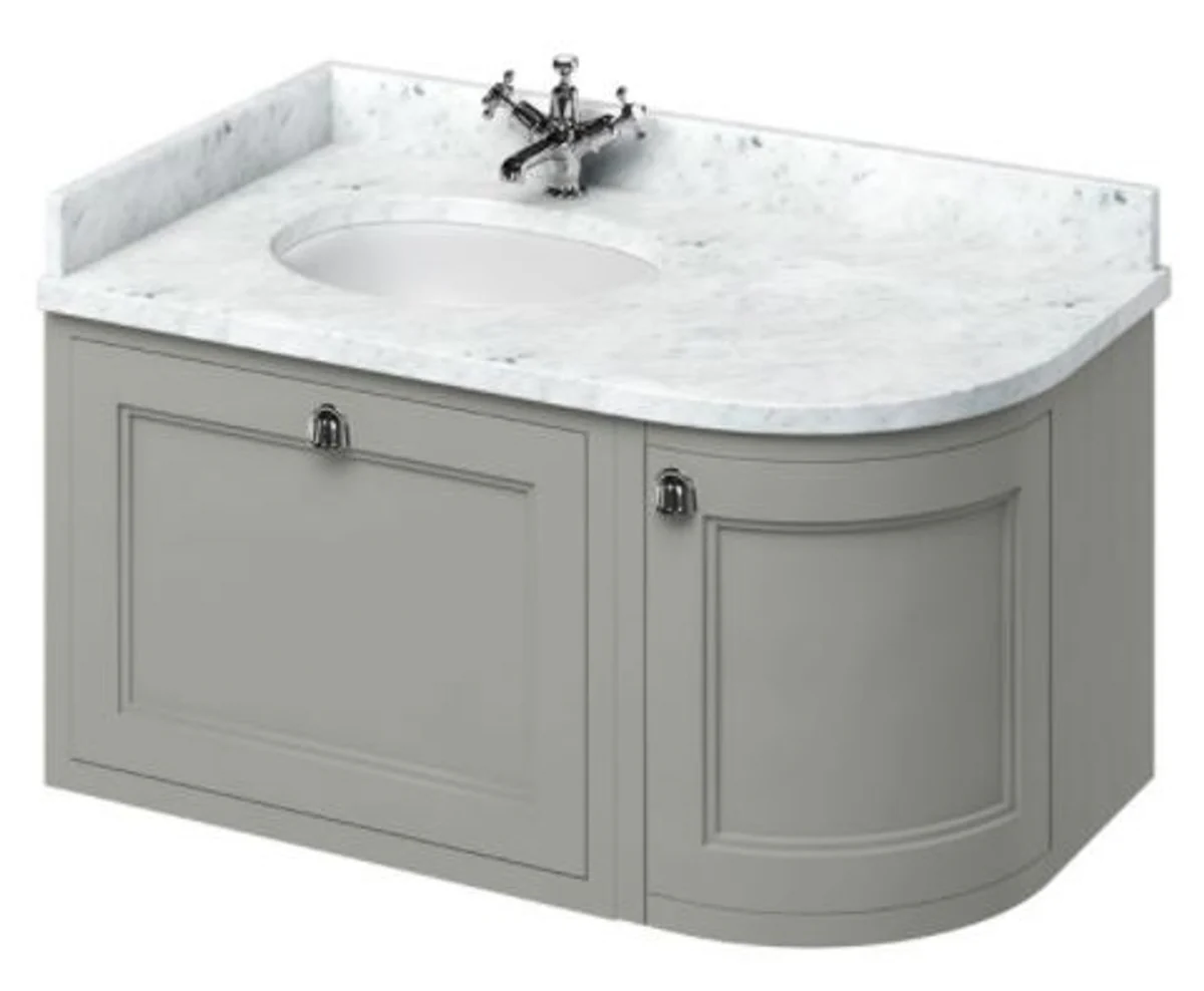 Hänge-Waschschrank mit Marmorplatte Schublade und Tür - Limited Edition