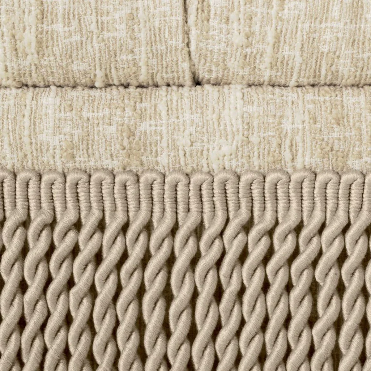 Luxus Chesterfield Hocker Creme 125 x 125 x H. 47 cm - Quadratischer Fußhocker