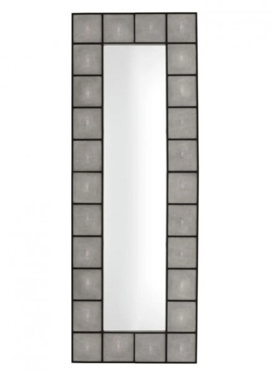 Designer Luxus Mahagoni Wandspiegel 80 x H 220 cm - Luxus Qualität