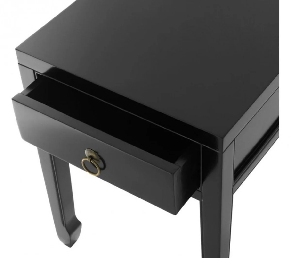 Luxus Art Deco Designer Birkenholz Beistelltisch 40 x 40 x H. 53 cm - Luxus Tisch