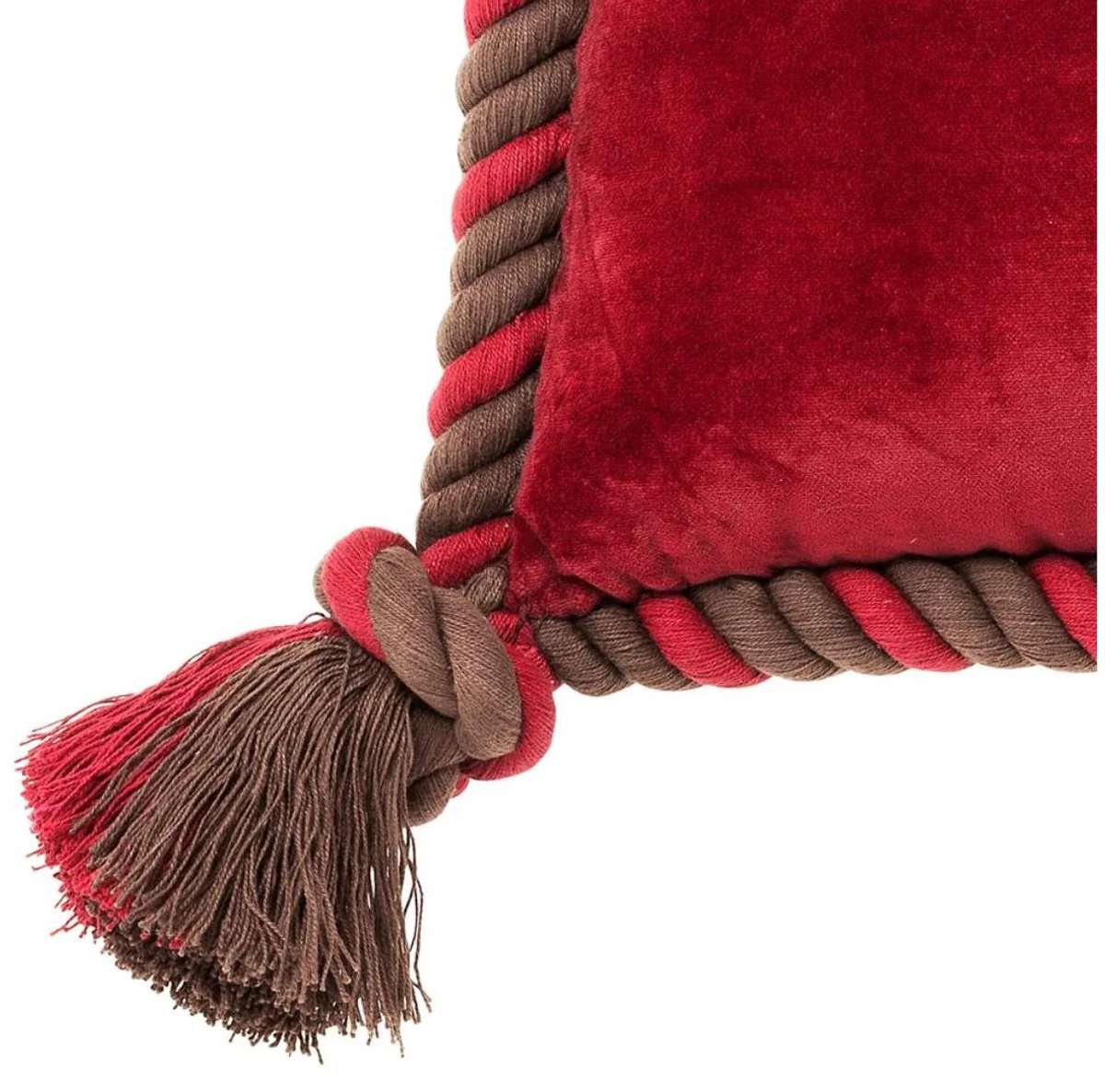 Zierkissen 3er Set rot - Luxus Wohnzimmer / Hotel Kollektion