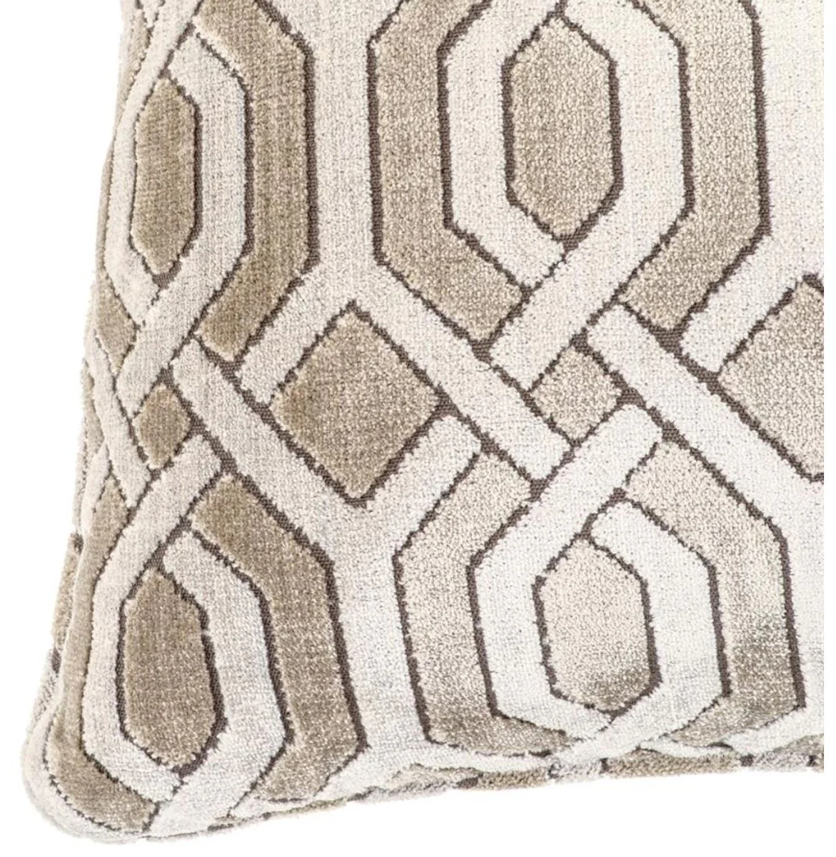 Deko Zierkissen Grau 60 x 60 cm - Luxus Wohnzimmer Accessoires