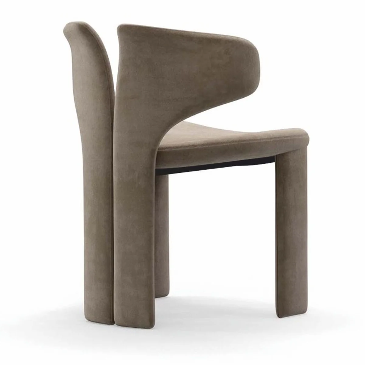 Luxus Esszimmer Stuhl Braun H. 76 cm - Luxus Esszimmer Möbel