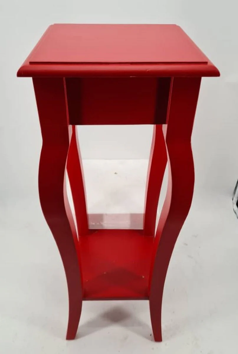 Landhausstil Beistelltisch Rot H. 90 cm - Landhausstil Möbel