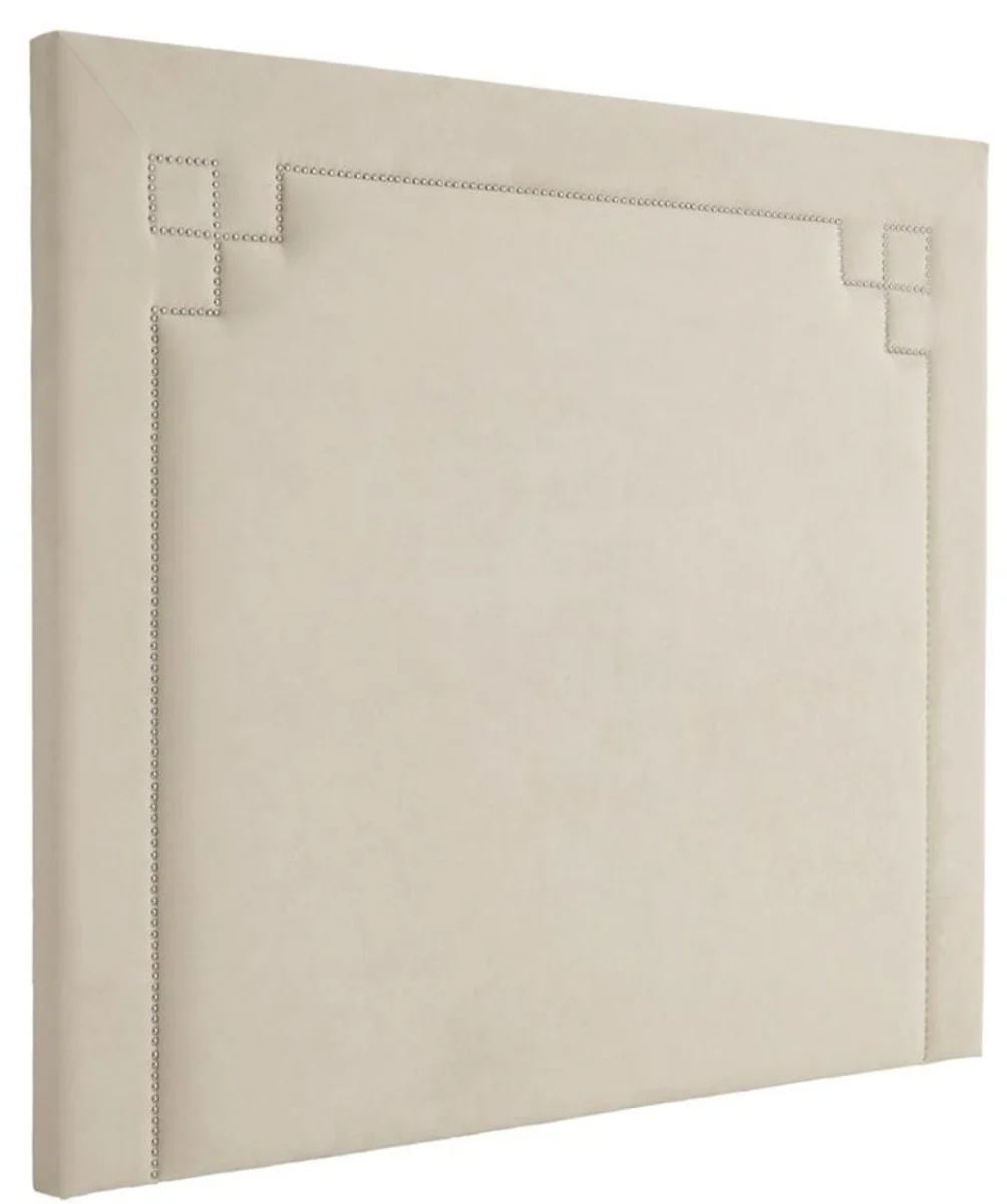 Designer Bett-Kopfteil Naturfarbig 180 x H. 150 cm - Luxus Schlafzimmermöbel