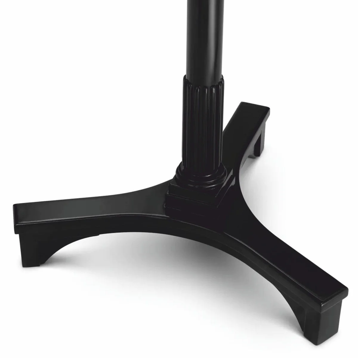 Luxus Mahagoni Beistelltisch Schwarz H. 74,5 cm - Hotel Möbel