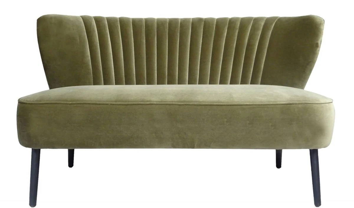 Luxus Wohnzimmer Sofa Grün 129 x 75 x H. 73,5 cm - Designer Möbel