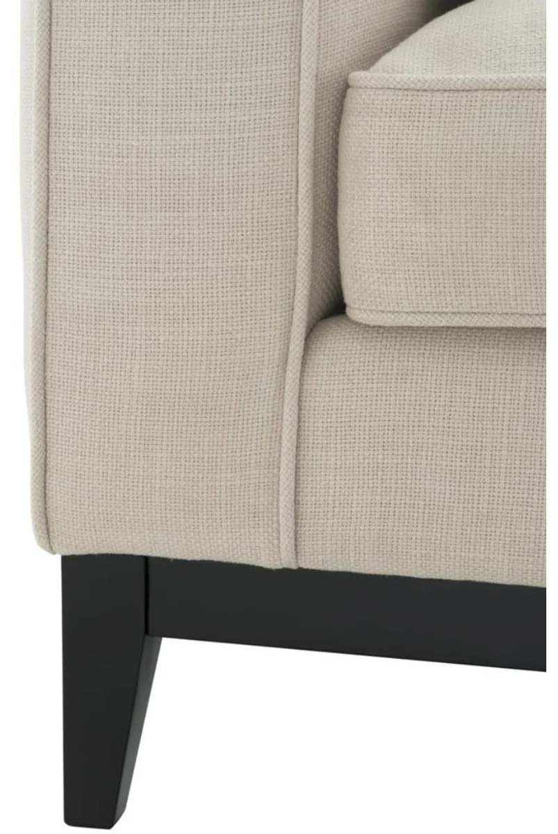 Luxus Wohnzimmer Sessel Naturfarbig 116 x 106 x H. 94 cm - Luxus Möbel