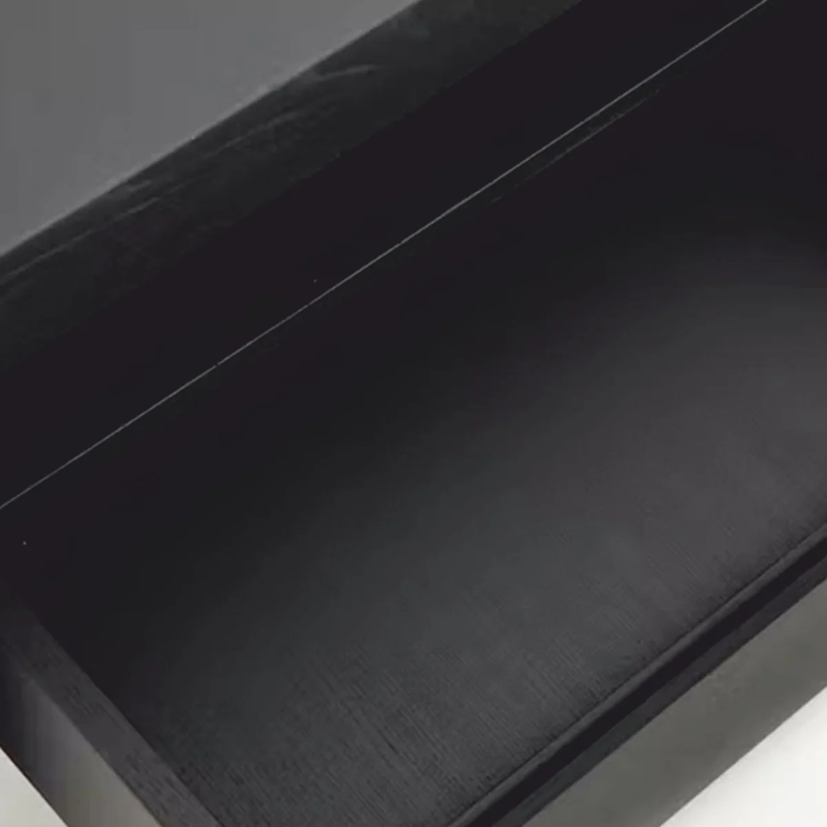 Landhausstil Nachttisch mit Schublade Schwarz 70 cm - Schlafzimmer Möbel