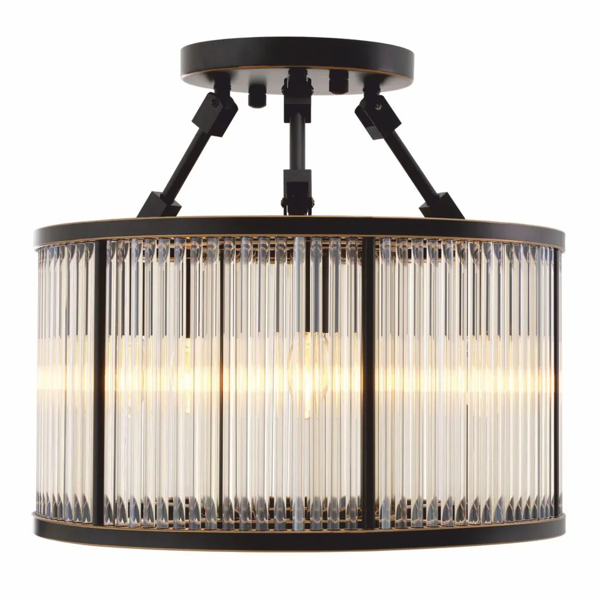 Luxus Wohnzimmer Deckenleuchte Bronze Ø 45 cm - Luxus Leuchten