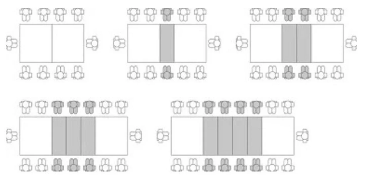 Luxus Esstisch Naturfarben 190-382 x 110 x H. 77 cm - Ausziehbarer Massivholz Küchentisch - Esszimmer Möbel - Massivholz Möbel - Luxus Möbel