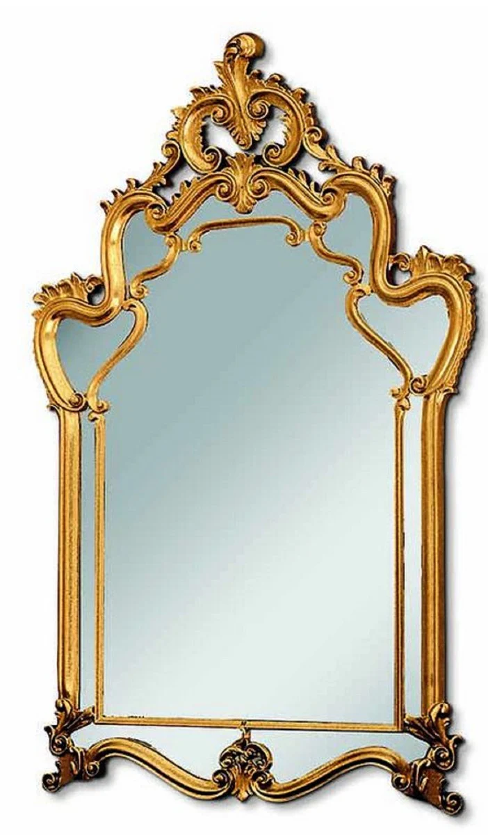 Luxus Barock Spiegel Gold H. 165 cm - Made in Italy