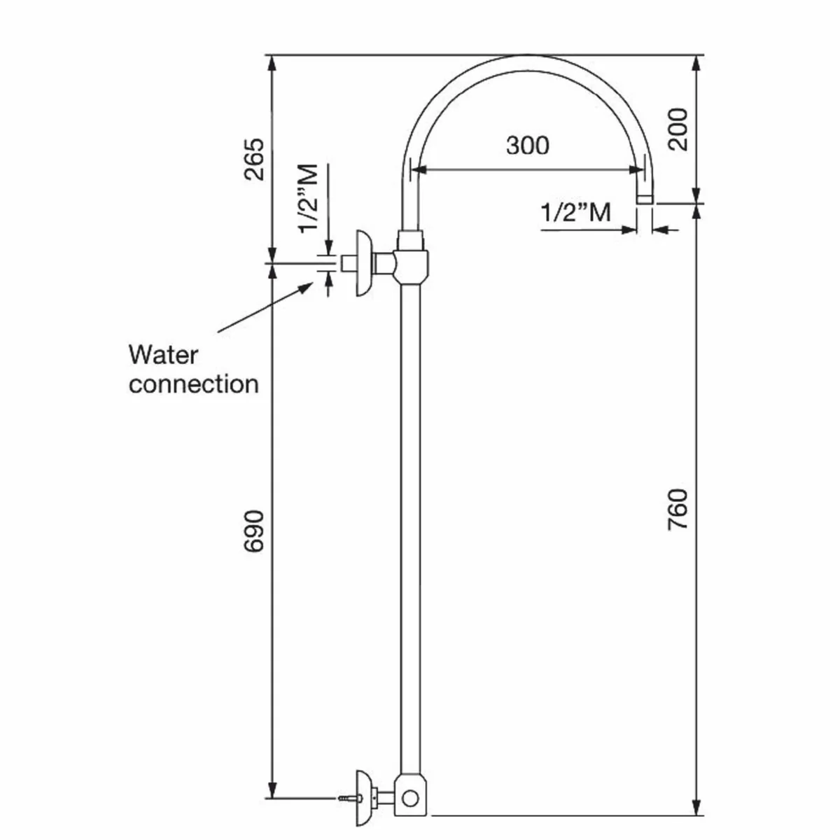 Luxus Badezimmer Duschgarnitur Gold / Schwarz - Made in Italy