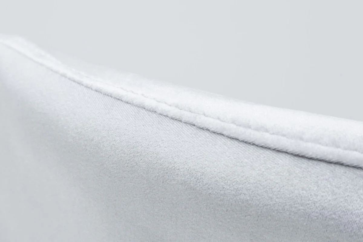 Designer Esszimmerstuhl Samt / Grau 61 x 60 x H.79 cm - Esszimmermöbel