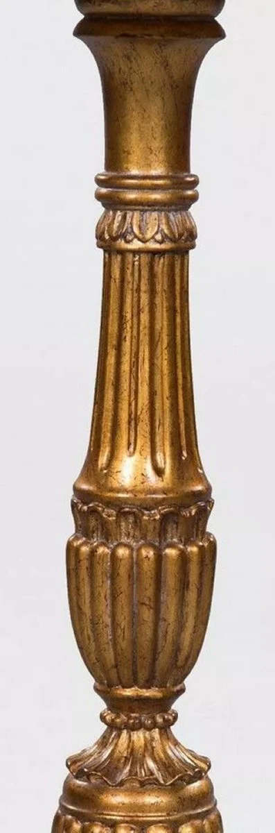 Luxus Barock Beistelltisch im chinesischen Stil Antik Gold / Schwarz - Barock Möbel