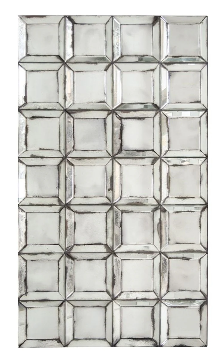 Designer Wandspiegel mit antikem Spiegelglas 80 x H. 140 cm - Wohnzimmer Spiegel