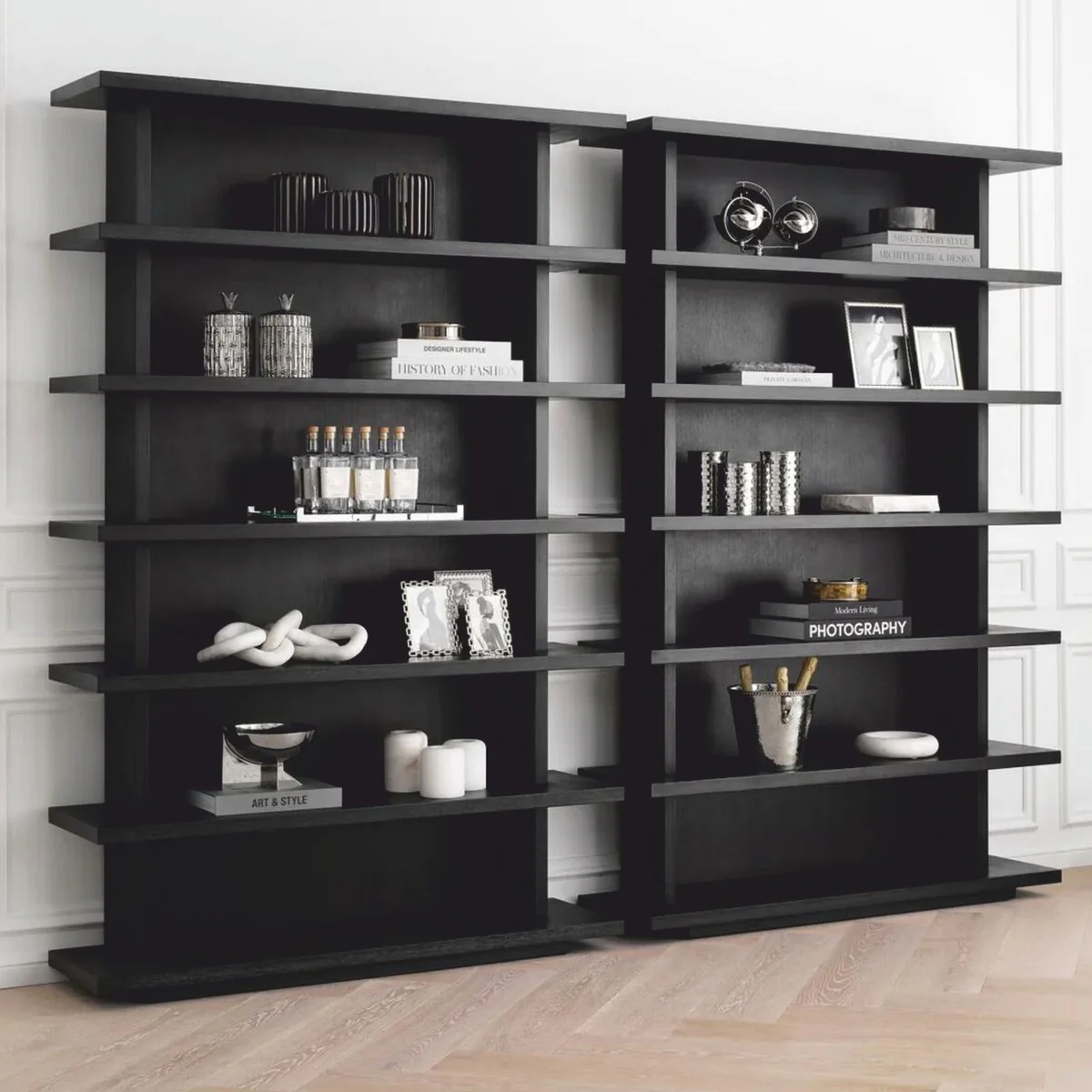 Luxus Keksdosen 2er Set Silber - Luxus Accessoires