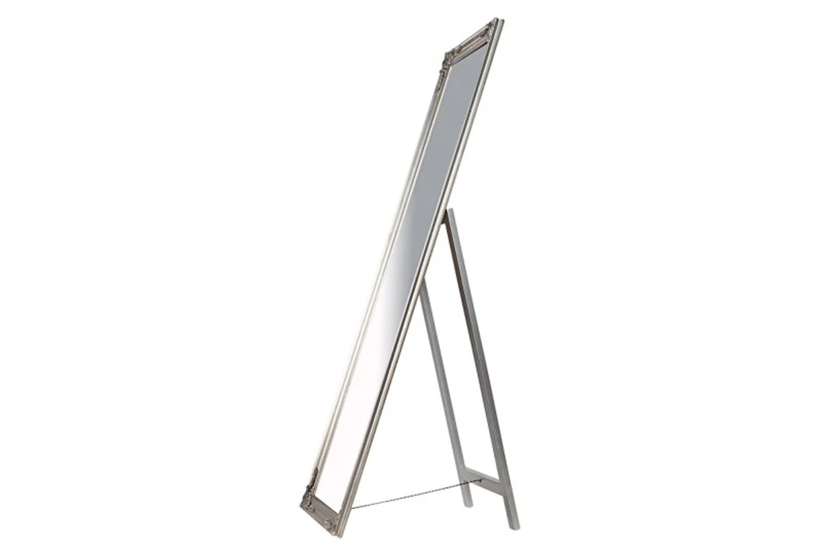 Luxus Standspiegel 160 cm - Designer Spiegel - Silber