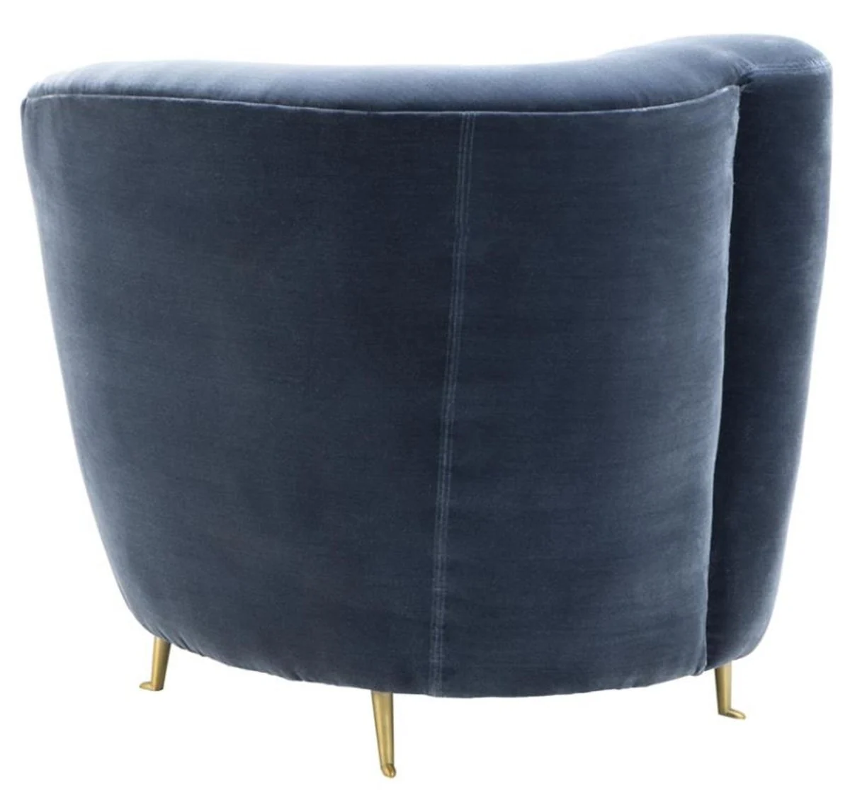 Designer Sessel Blau 91 x 85 x H. 74 cm - Luxus Kollektion