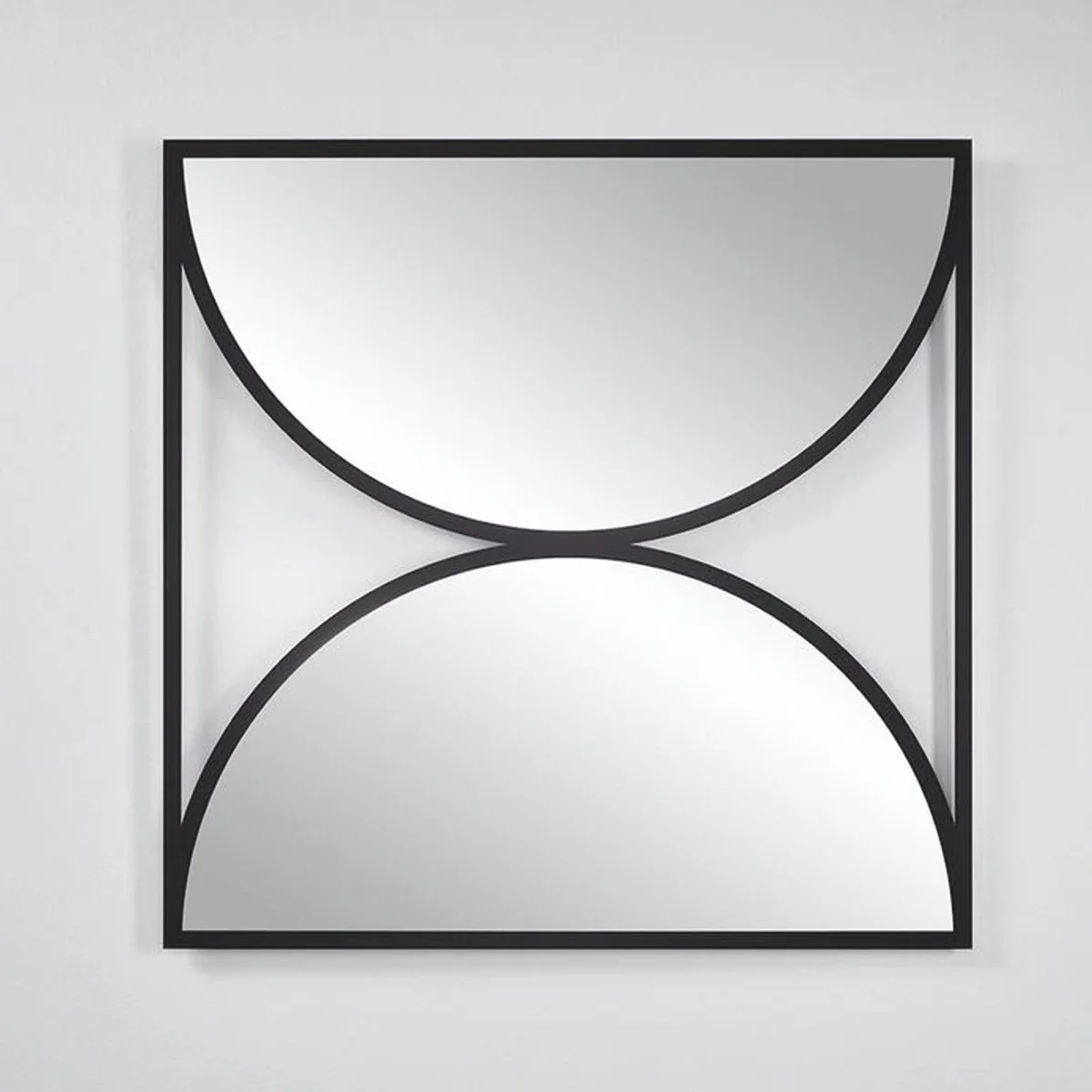 Luxus Wandspiegel Schwarz 90 cm - Luxus Möbel