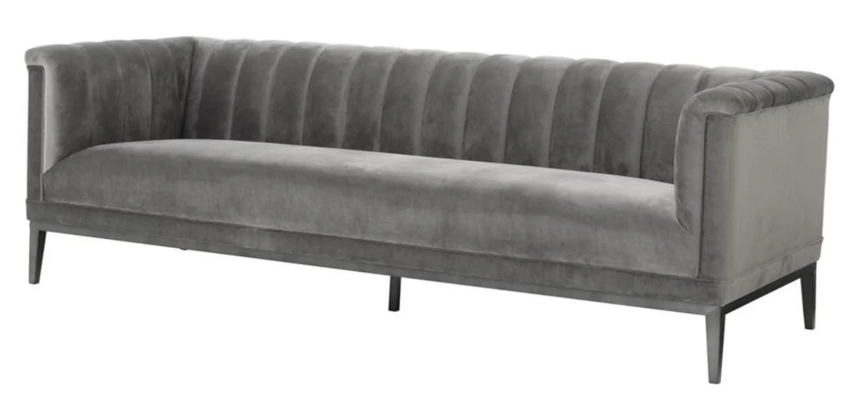 Sofa Grau 230 x 86 x H. 75 cm - Luxus Kollektion