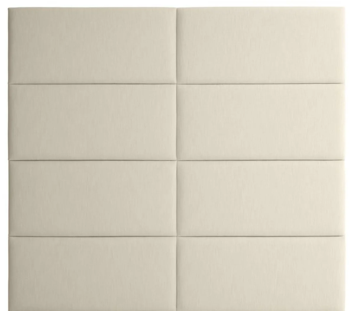 Designer Bett-Kopfteil Elfenbein 200 x H. 180 cm - Luxus Möbel