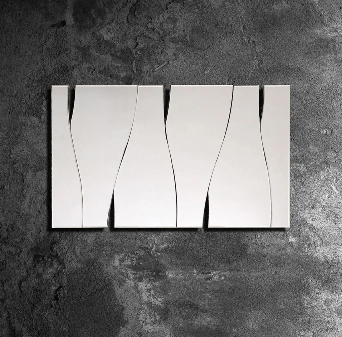 Designer Wohnzimmer Spiegel / Wandspiegel 70 x 113 cm - Luxus Kollektion