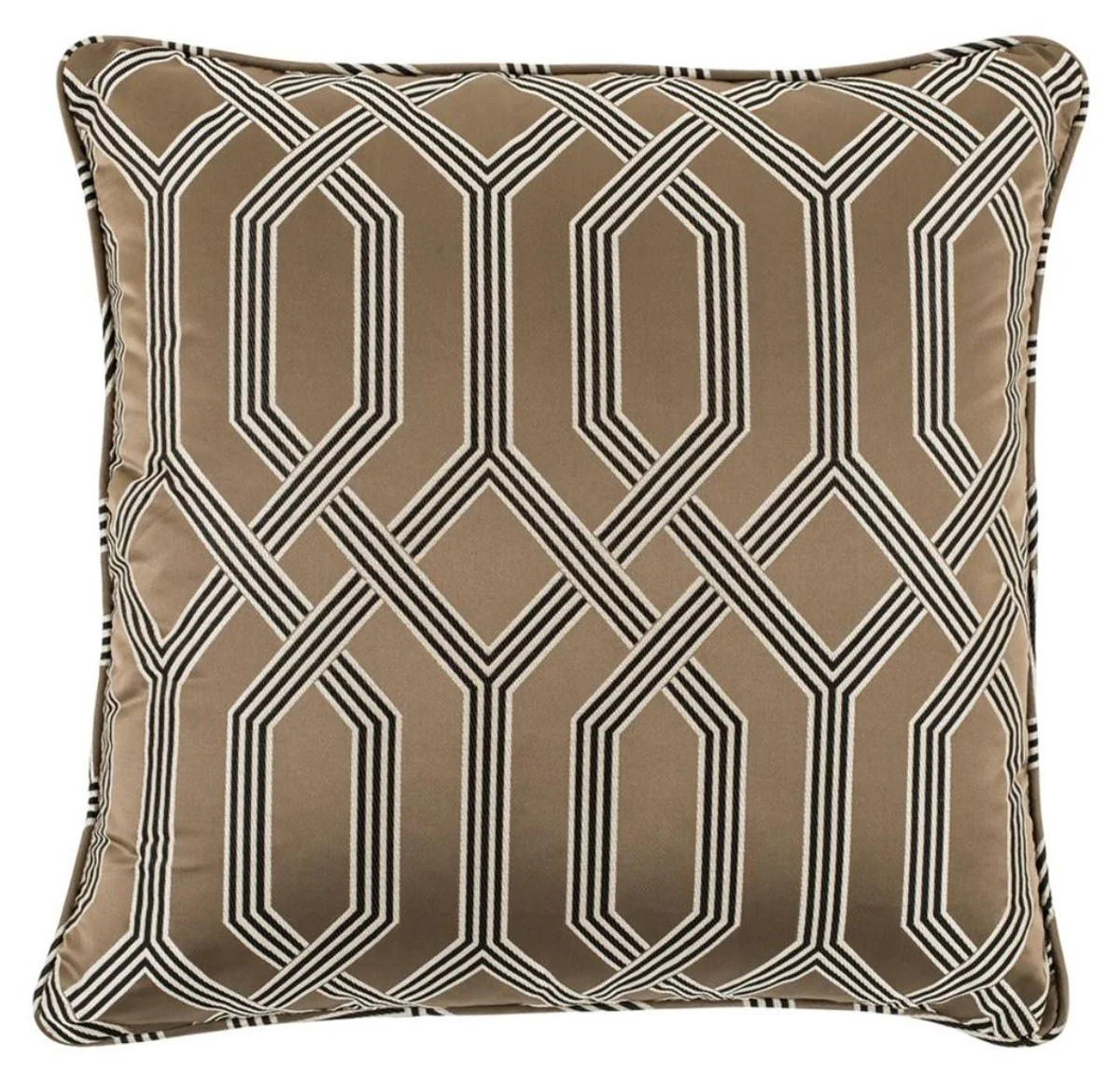 Designer Kissen Braun 60 x 60 cm - Luxus Wohnzimmer Accessoires