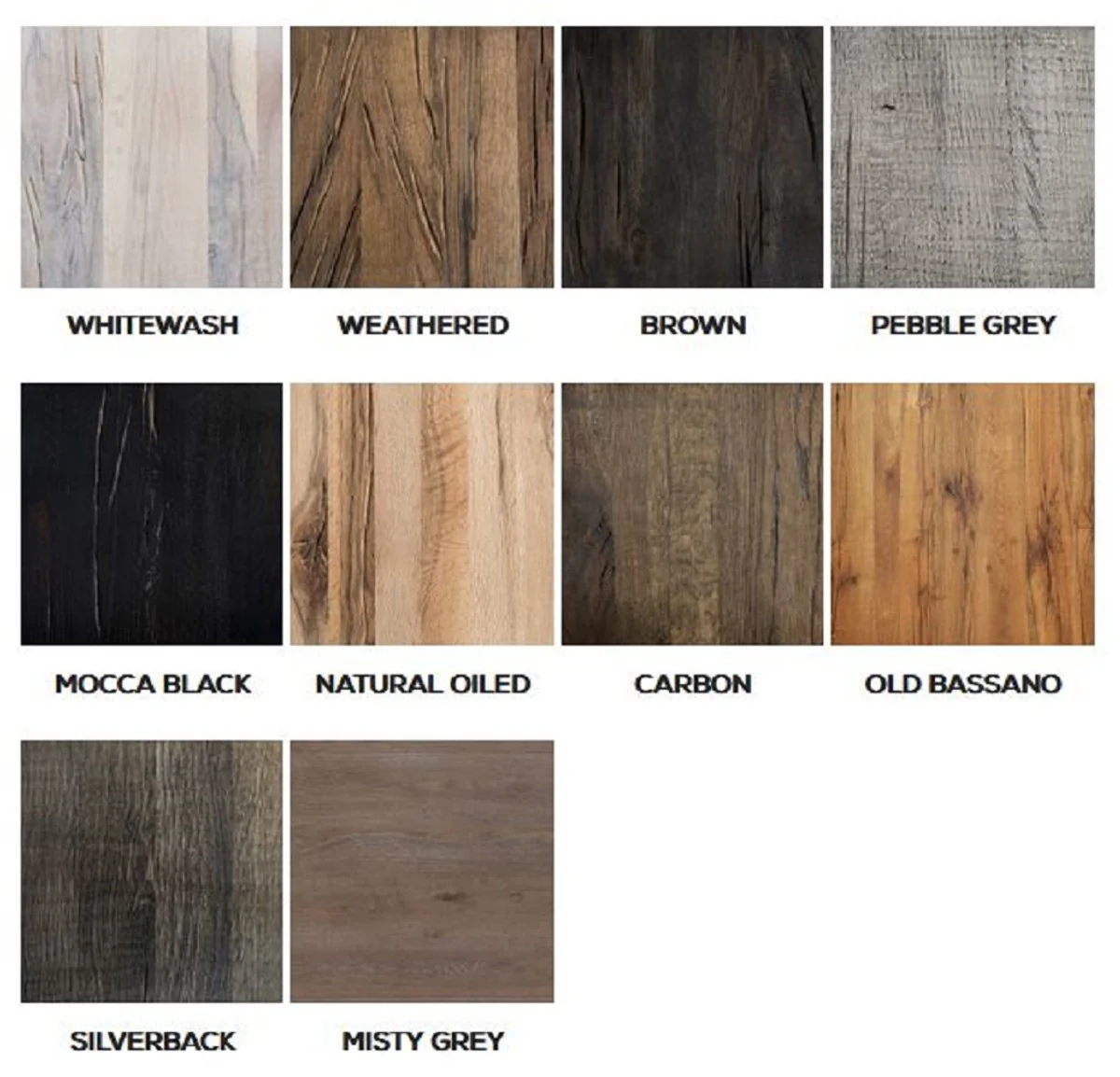 Landhausstil Massivholz Esstisch Rustikal Grau - Verschiedene Größen - Rechteckiger Eichenholz Küchentisch - Massivholz Esszimmer Möbel - Landhausstil Esszimmer Möbel