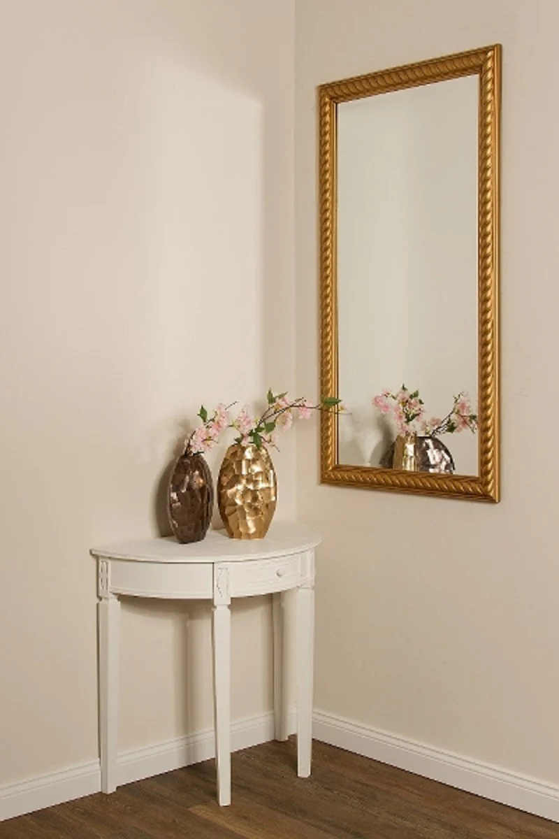 Barock Wohnzimmer Spiegel / Wandspiegel Antik Gold 72 x H. 132 cm - Barockmöbel