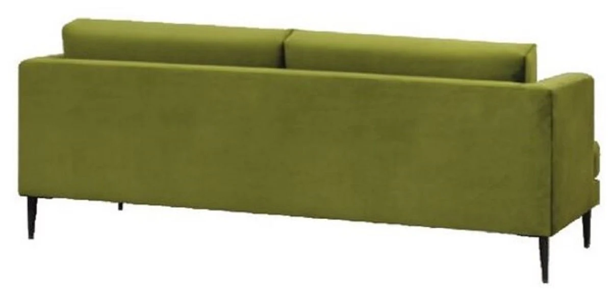 Luxus Samt Sofa 184 x 90 x H. 76 cm - Verschiedene Farben - Modernes Wohnzimmer Sofa - Moderne Wohnzimmer Möbel