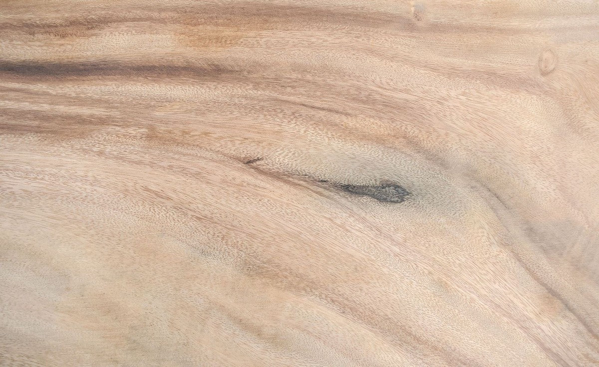 Luxus Esstisch mit schwarz pulverbeschichteten Tischbein - Luxus Qualität